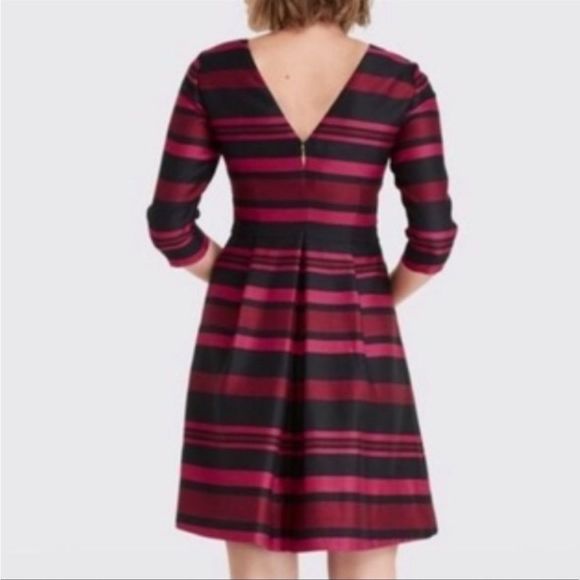 Draper James Collection Cabernet Stripe Dress - Picture 7 of 14